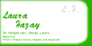laura hazay business card